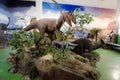 Life size model dinosaur at dinotopia Siam park city.